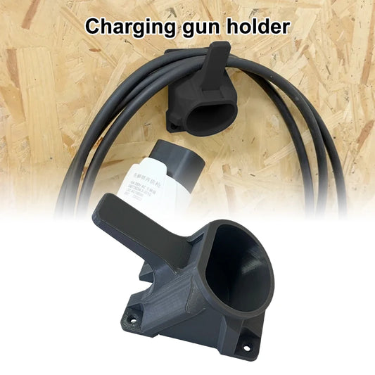 Wall Mount EV Charging Gun Holder Heavy‑Duty Charger Cable Hanger Hook Bracket For Electric Vehicle Charger Cable Storage