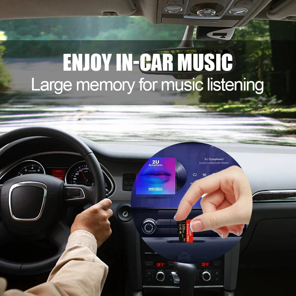 128GB Memory Card Flash Cards Reliable Micro TF/SD Card High Speed Memory Sd Cards Class10 Storage Card for PC/Smartphone