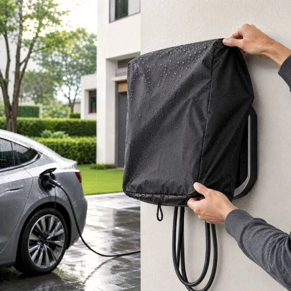 Universal EV Charger Cover Waterproof Weatherproof Electric Vehicle Charging Station Cover Rainproof Dustproof