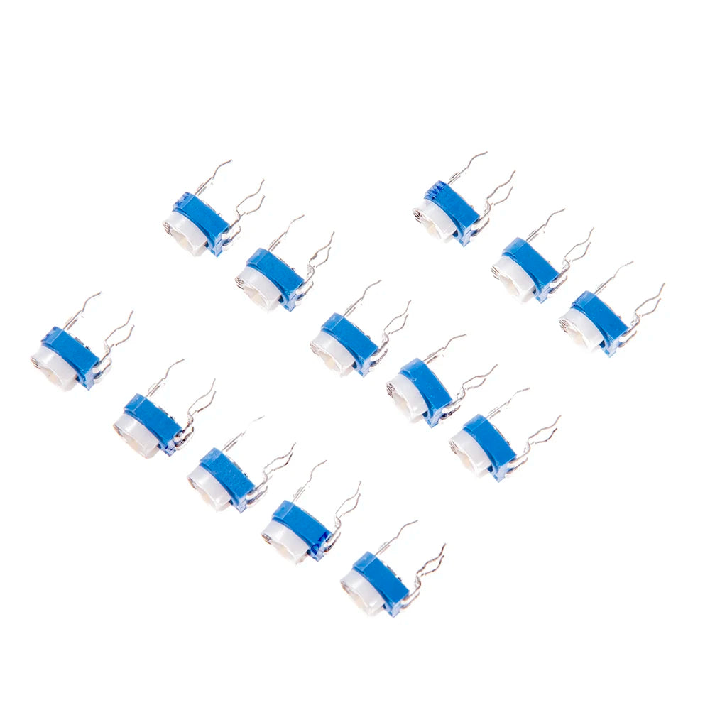 65PCS Trimmer Potentiometer RM063 Adjustable Resistance 100R~1M Potentiometers 1K 5K 10K 20K 50K  Variable Resistors 100K 1M