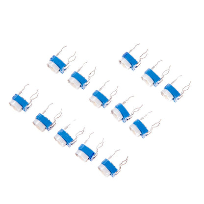 65PCS Trimmer Potentiometer RM063 Adjustable Resistance 100R~1M Potentiometers 1K 5K 10K 20K 50K  Variable Resistors 100K 1M