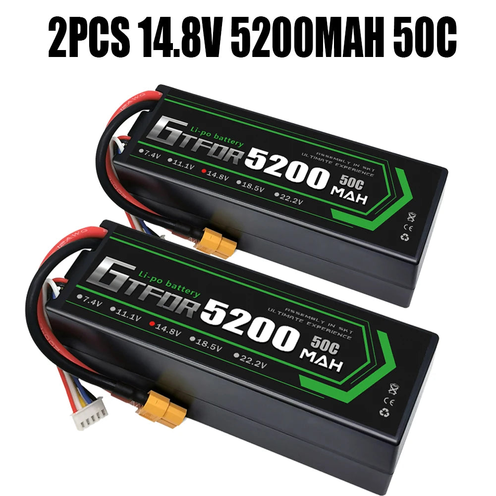 Batteries Lipo 7.4V 11.1V 15.2V 14.8V 22.2V 2S 3S 4S 6S 5200Mah 7000mAh 9200mAh 10000mAh for RC Car Truck Evader BX Truggy