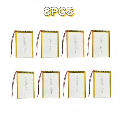 3.7V 606090 Polymer Lithium Battery 4000mAh Large Capacity Tablet Computer Mobile Power Bank Supply DIY Rechargeable Batteries