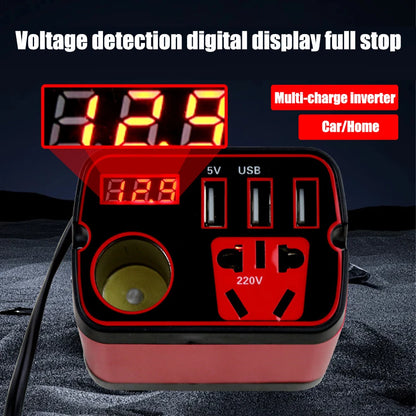 Car Outlet Adapter 12V Inverter Car Inverter Power Inverter 12V To 110V ,24V To DC220V Fast Charging Car Power Inverter