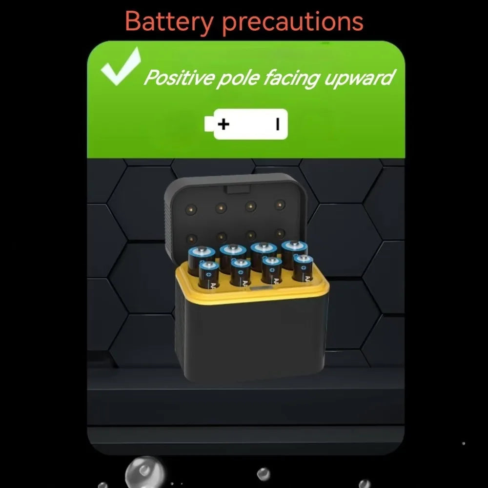 1.5V AA/AAA Lithium Battery LED Light Display Charger Intelligent Storage Charging Integrated Lithium Battery Charger