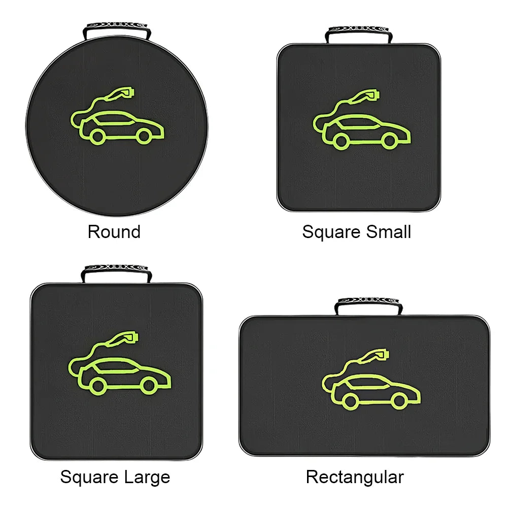 Electric Car Charger Plugs Storage Carry Bag EV Car Charging Cable Sockets Waterproof Fire Retardant Equipment Container