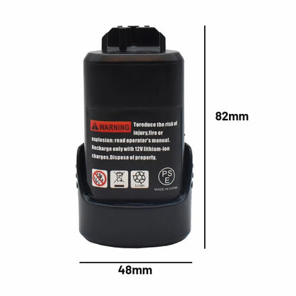 10.8 12V38006800mAh suitable for Bosch lithium-ion batteries BAT412A BAT414 BAT411 BAT412 D-70745 2607336014 BAT420 GSR 120-L