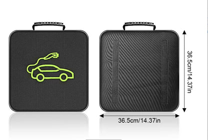 Electric Car Charger Plugs Storage Carry Bag EV Car Charging Cable Sockets Waterproof Fire Retardant Equipment Container