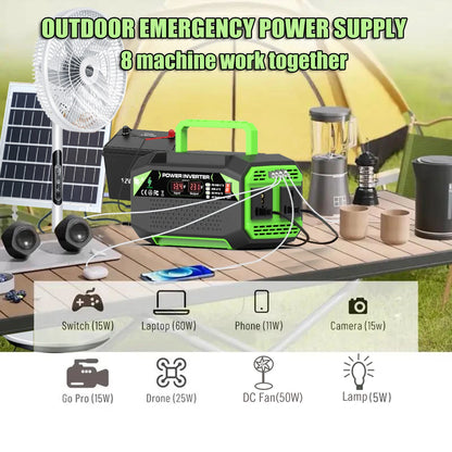 500W Inverter 12V 220V Modified Sine Wave Inverter High Power USB Socket Auto Inversor Converter Solar Car Inverter