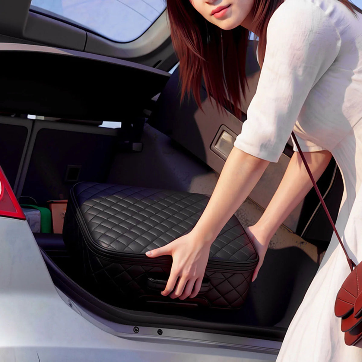 EV Car Charging Cable Storage Carry Bag Waterproof EV Charging Cable Storage Bag for Electric Vehicles Accessories