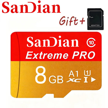 512GB 128GB 32GB Memory Card High-Speed Micro TF SD Card A1 SD Cards TF Cards High Performance for E-Reader/Security Camera/Phon
