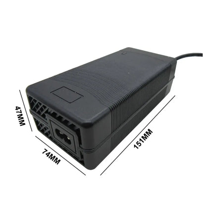 33.6V 5A 3A Lithium Battery Charger 28.8V 5A 29.6V 8S Li Ion 20AH 30AH Batterie Fast Charger DC Connector With Fan