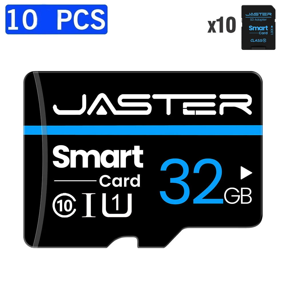 10PCS Flash Memory Card 4GB 8GB 16GB 32GB 64GB High Speed TF/SD Card 128GB Memory Cards for Tablet/Phone and Digital Devices
