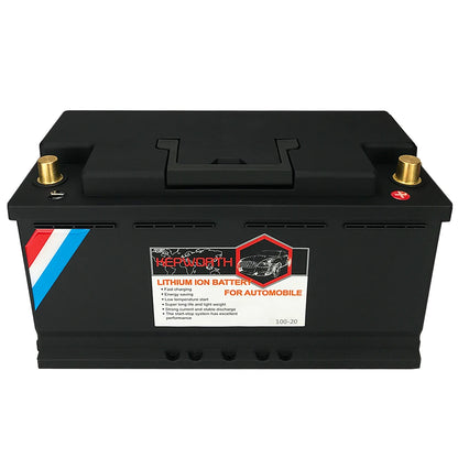 12V LiFePO4 Lithium Car Battery 70Ah 80Ah 100Ah 120Ah Jump Starter Battery Built in 200A BMS for Car, Automotive , SUV, Vehicle