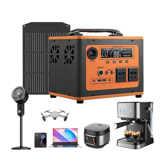 Portable Power Station,Outdoor Energy Storage Power Supply,Lithium Battery Solar Generator,Emergency Power Source for Car