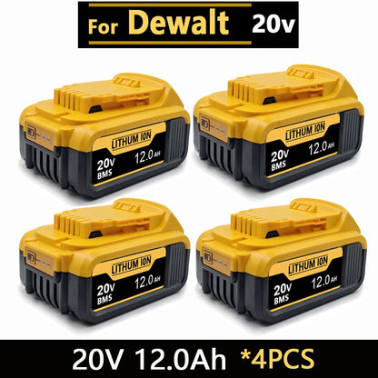 New High-power For DEWALT 20vbattery DCB200 DCB205 DCB206 * power tool 18V battery 3AH 8AH 12AH  batteries DCD805