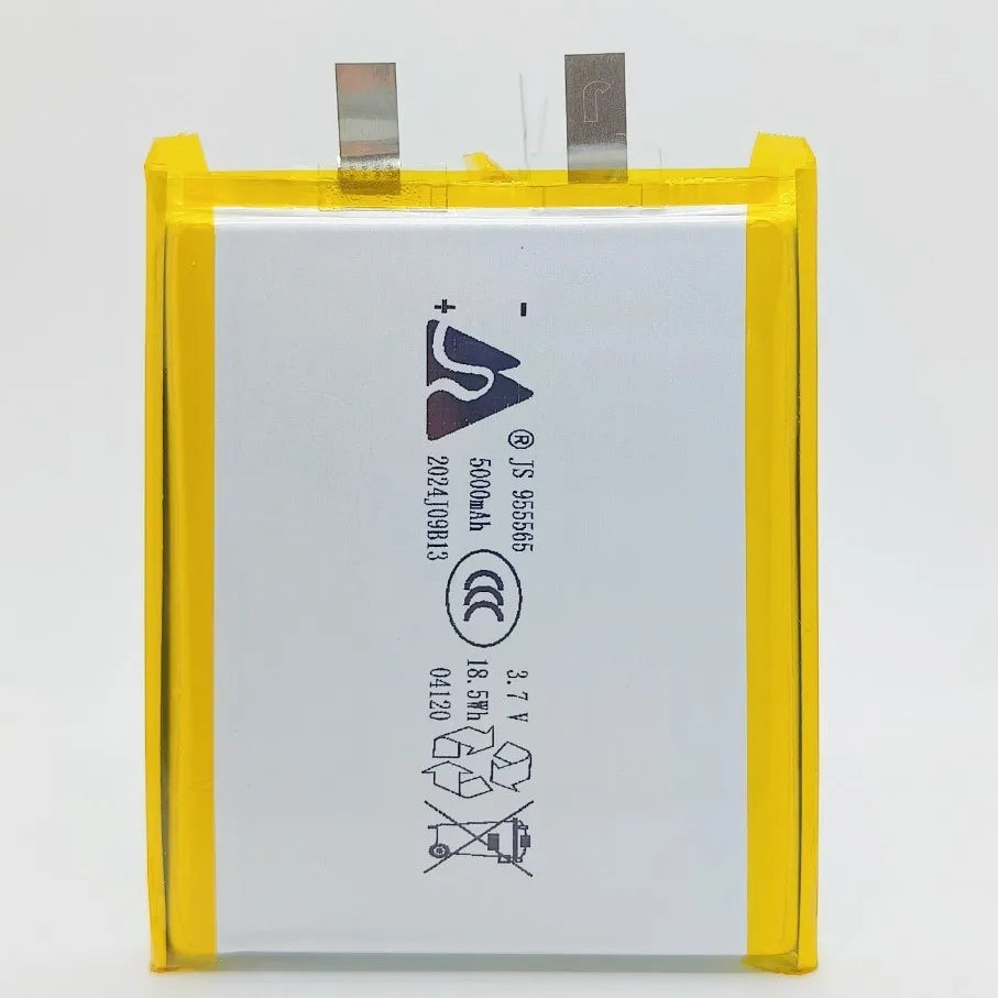 955565 Lithium Polymer Battery 3.7V 5000mAh Rechargeable Lipo Batteries for Mobile Power GPS Locator Camera Tablet PC DVD