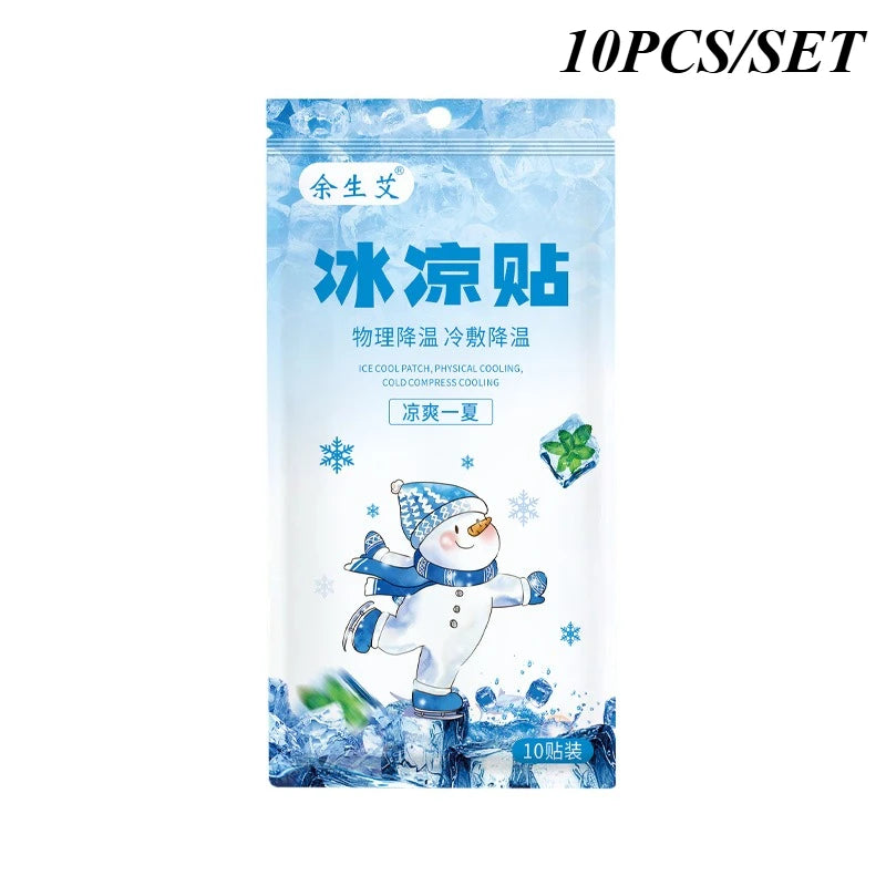 Cooling and Refreshing Patch, Instantly Reduces Temperature and Relieves Discomfort. Use It When Experiencing Heat During Summer