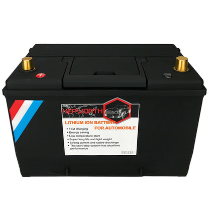 12V LiFePO4 Lithium Car Battery 70Ah 80Ah 100Ah 120Ah Jump Starter Battery Built in 200A BMS for Car, Automotive , SUV, Vehicle