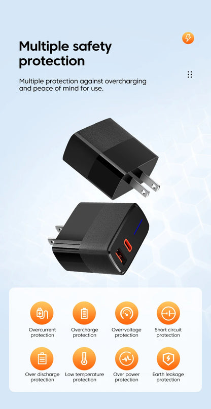 Olaf 100W USB Charger Fast Charging QC 5.0 Type C PD Charger Mobile Phone Chargers For iPhone Huawei Samsung Xiaomi Quick Charge