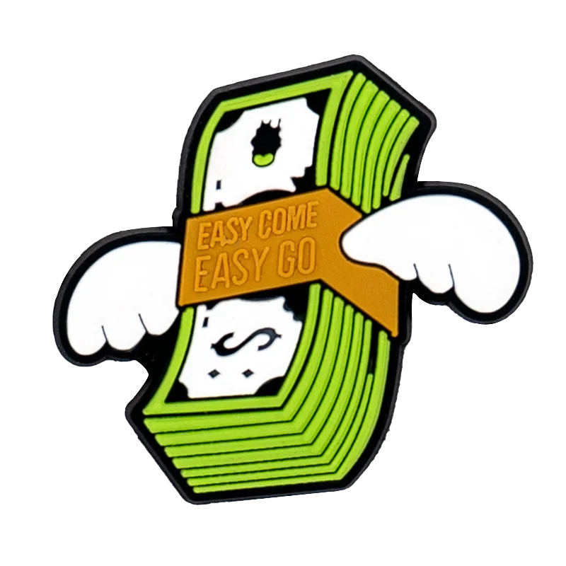 1pcs PVC Cats Charms for Clog Buckle Dollar Leaf Shoe Decorations Clips Accessories for Men Kids Favor Gifts Fit Wristband Gift