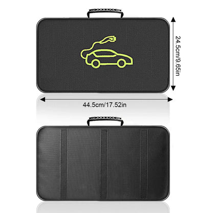 Electric Car Charger Plugs Storage Carry Bag EV Car Charging Cable Sockets Waterproof Fire Retardant Equipment Container