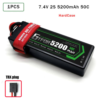 Batteries Lipo 7.4V 11.1V 15.2V 14.8V 22.2V 2S 3S 4S 6S 5200Mah 7000mAh 9200mAh 10000mAh for RC Car Truck Evader BX Truggy