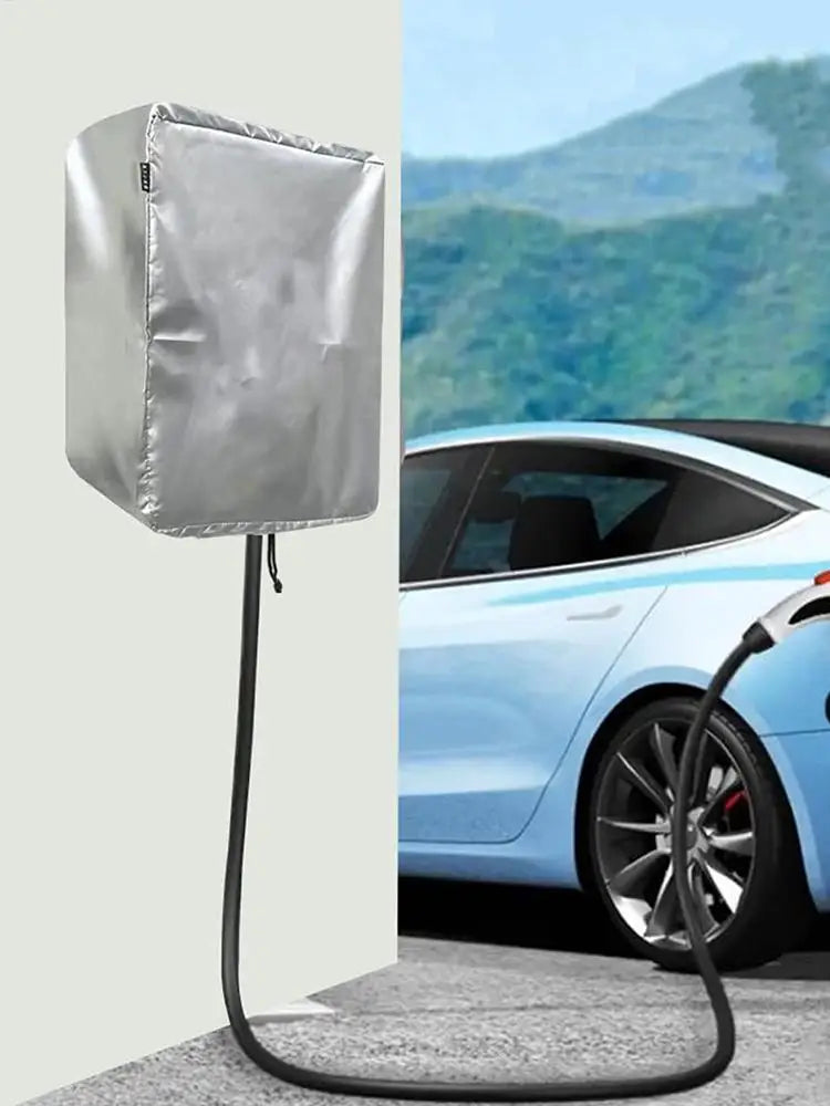 Charger Station Cover Protector Electric Vehicle Charger Rain Cover Weatherproof EV Charger Cover for Most Car Charger Stations