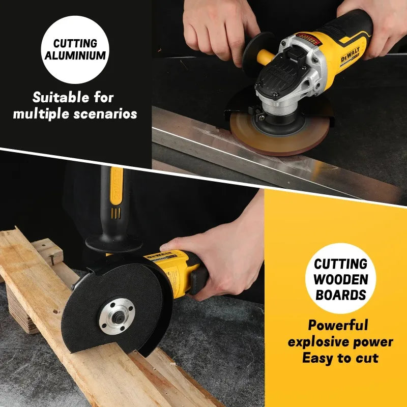 DEWALT Cordless  Angle Grinder Cutting Machine Grinding Polishing Machine Electric Diamond Cutting Grinder Power Tools
