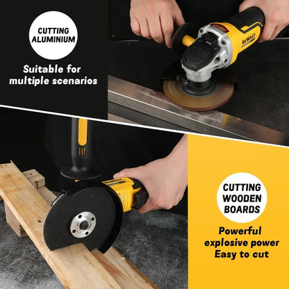 DEWALT Cordless  Angle Grinder Cutting Machine Grinding Polishing Machine Electric Diamond Cutting Grinder Power Tools