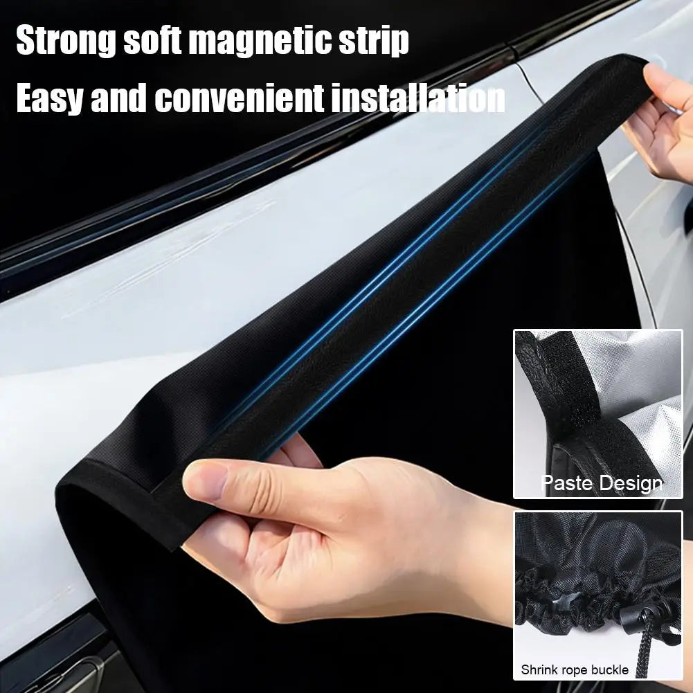 Magnetic EV Charger Port Cover - Durable, Weatherproof, UV & Snow Resistant, Heat Insulating for Electric Vehicles