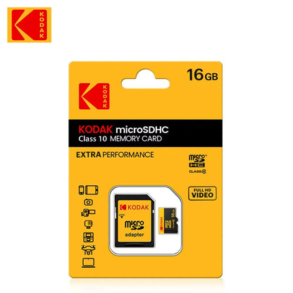 KODAK Micro SD Card Memory Card UP TO 100MB/s C10 U3 32GB 64GB 128GB 256GB TF Card 4K HD For USB Card Reader Adapter Microsd