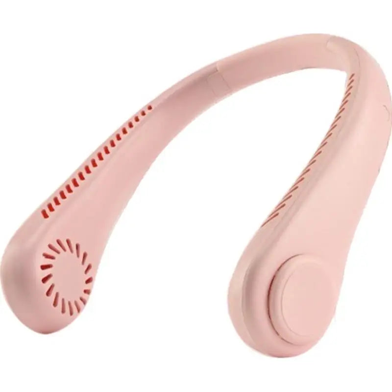 Portable Bladeless Neck Fan 5000mAh Rechargeable Personal Cooling Fan 5-Speed Quiet Wearable Fan for Travel Sports Outdoor