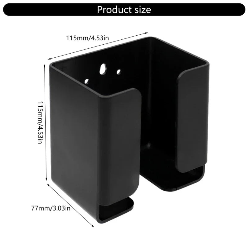 EV Charger Holder Stand Rack Wall Mounted Electric Vehicle Charging Box Holder Bracket Stand with Cable Management for J1772