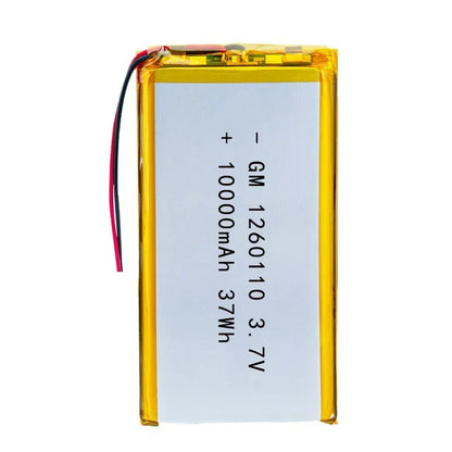 1260110 Battery 10000mAh 3.7V High Power Polymer Lithium for Power Bank GPS High Capacity 100% Real Capacity Lithium Batteries