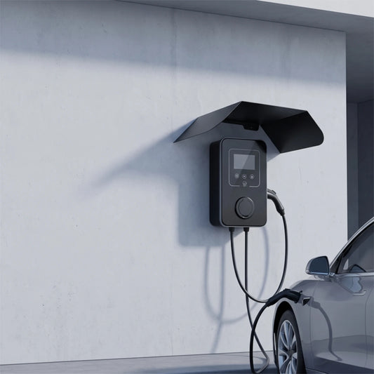 EV Charger Rain Cover Resistant EV Charger Cover Charging Station Canopy Rust-Proof Charging Unit Protective Roof All-Weather