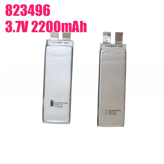 823496-2200mAh High-Rate 3.7V Lithium Battery Cell 35C-70C RC Model Battery Cell Power Source