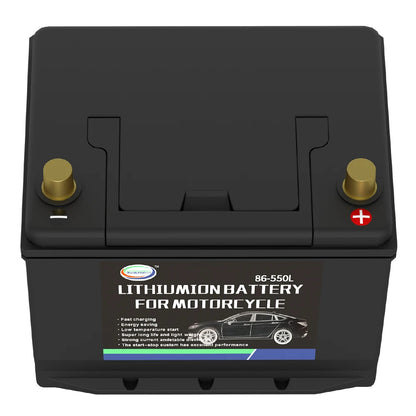 Car Battery 12V LiFePO4 Lithium Iron Phosphate Deep Cycle Built-in BMS 20Ah 40Ah 80Ah 100Ah High-Performance Automotive Battery