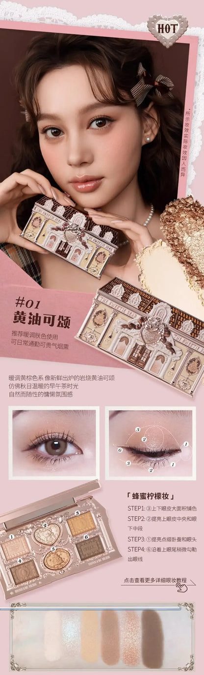 THE SWEETIE BEAR COLLECTION Makeup Gift Set All In Shimmer Eye Shadow Palette Blush Powder Lip Jelly Gift Box
