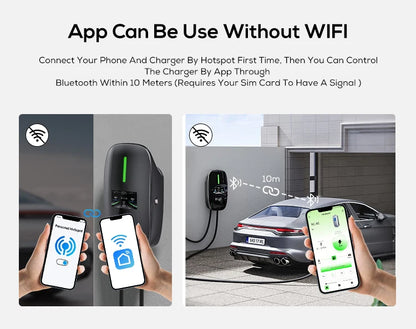 Lifl Electric Vehicle Wall Charger Fast Charging Station Type2 GBT for Electric Cars Wall-Mounted EV Charging Station
