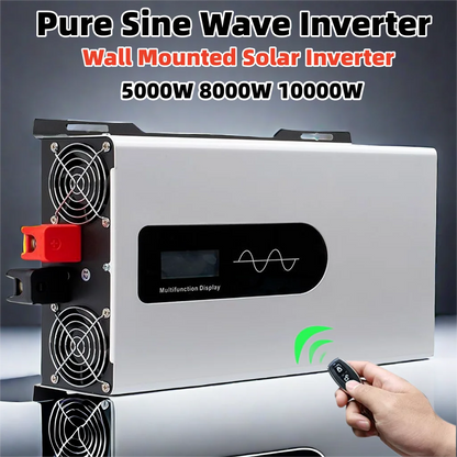 5000W 6KW 8KW 10KW 12000W Pure Sine Wave Inverter 12V/24V/48V/60V/72V/96V Power Inverter 110V 220V Solar Car Inverter Converter