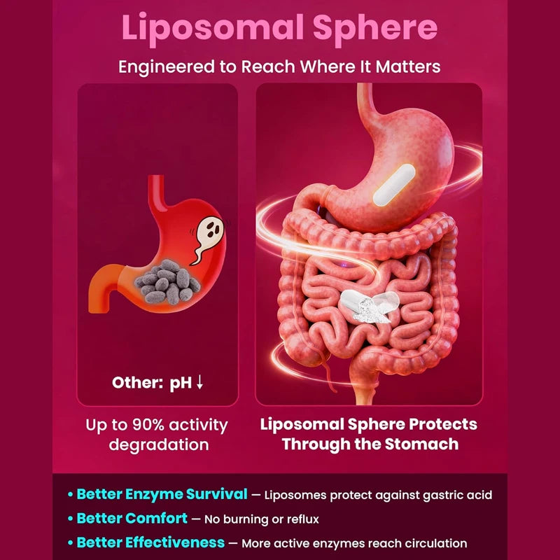 Nattokinase Supplement, Supports Blood Flow, Heart Health, & Healthy Circulation, Digestive Aid, Boosts Cellular Energy