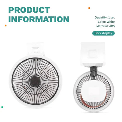 [B25B!】 Household Wall-Mounted Small Fan Charging Multi-Functional Rechargeable Fan Portable Shaking Electric Fans