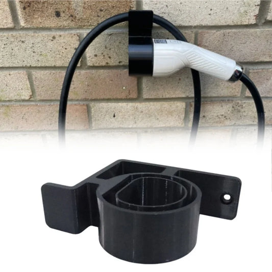 1pc Electric Vehicle Wall Mount Charger Bracket Rack Type 2 EV 90 Deg Low Profile RH Automobiles Charging Accessories Wholesale