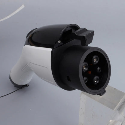 SAE J1772 Type 1 EV Charging Plug 32A 7KW AC Electric Vehicle Charger Connector with Cable Gland, IP54 Waterproof EVSE Charging