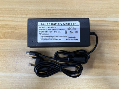 100Ah  60V 16s4p lithium-ion battery pack 60V 100000mAh 2000W electric battery, built-in 50A BMS+charger