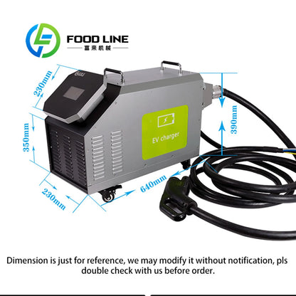 20kw Portable Ev Car Charger Stations Ev Car for Fast Charger Dc Electric Vehicle Charging Station customize