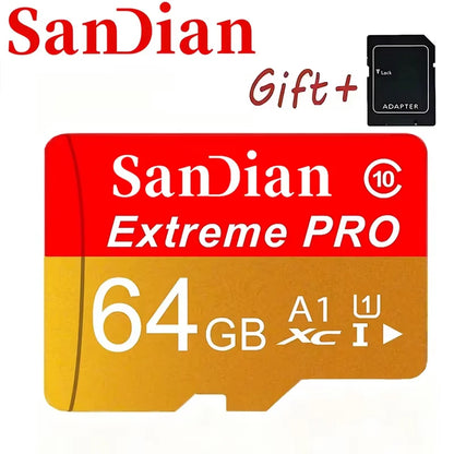 128GB Memory Card Flash Cards Reliable Micro TF Card SD High Speed Memory Sd Cards Class10 Storage Card for PC/Smartphone