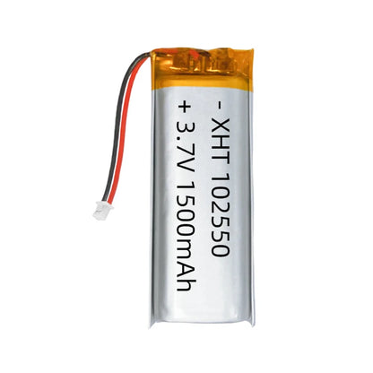 3.7V 102550 Lithium Battery Li Po Battery 1500mAh Lipo Rechargeable Li Polymer Batteries for Bluetooth Speaker Headphones
