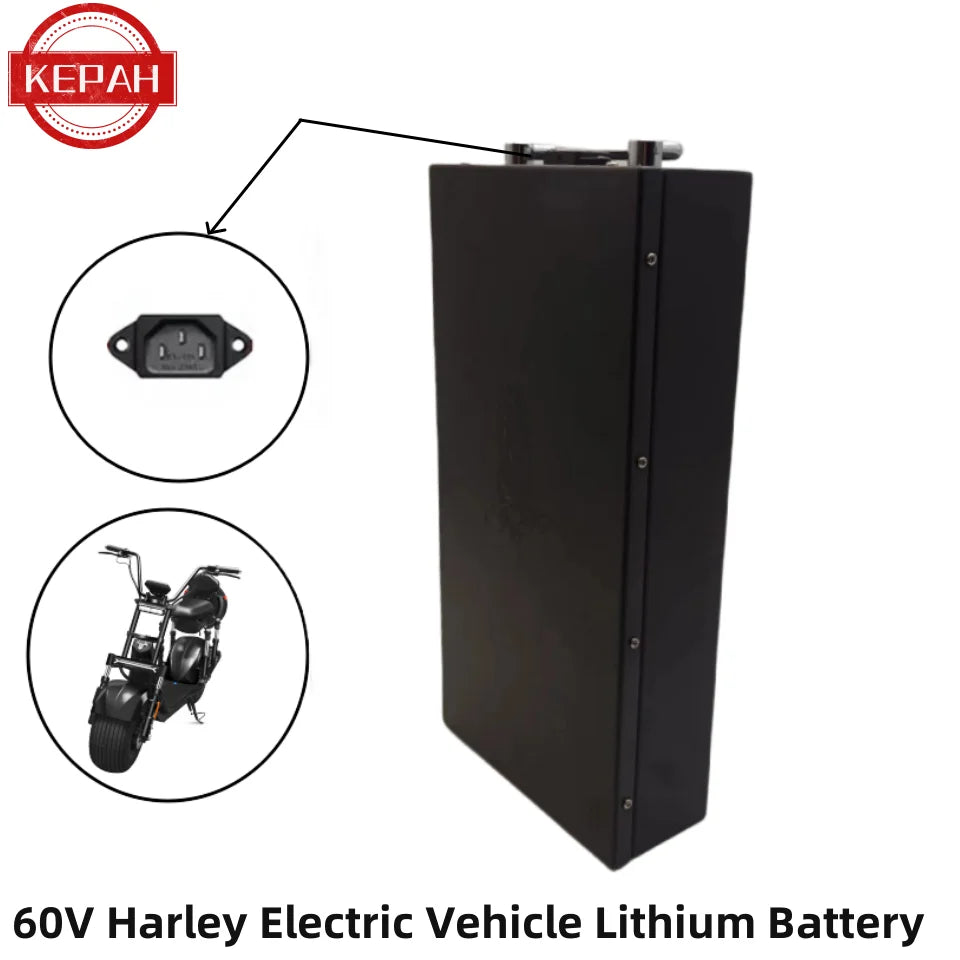 Electric  Lithium Battery Waterproof 18650 Battery 60V 20ah for Two Wheel Foldable Citycoco